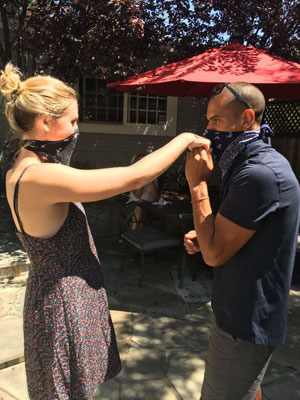 Bride and Groom Dance Lessons masked